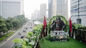 Kingdom of the Planet of the Apes Tayang, Desa Klan Eagle Mendadak Muncul di Sela Gedung Pencakar Langit Jakarta
